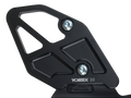 Vortex Racing Rearsets Replacement Heel Guard-Brake Bracket- Black