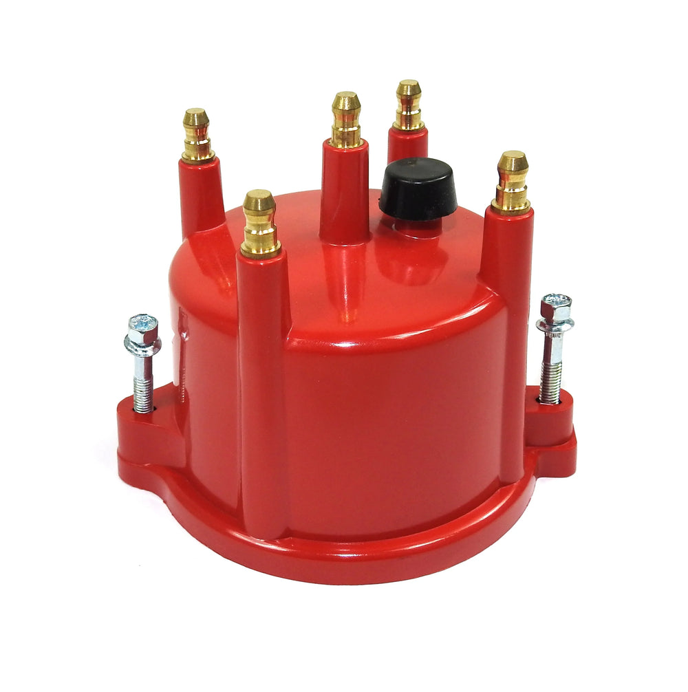 CAP 4 CYL BILLET RED