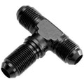12 MALE AN/JIC BULKHEAD TEE (BULKHEAD ON SIDE) BLACK