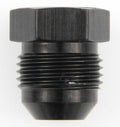 Fragola -20AN Aluminum Flare Plug - Black