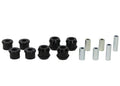 Control arm - front upper and lower bushing 8 Bushings 6 Tubes Install Guide Grease