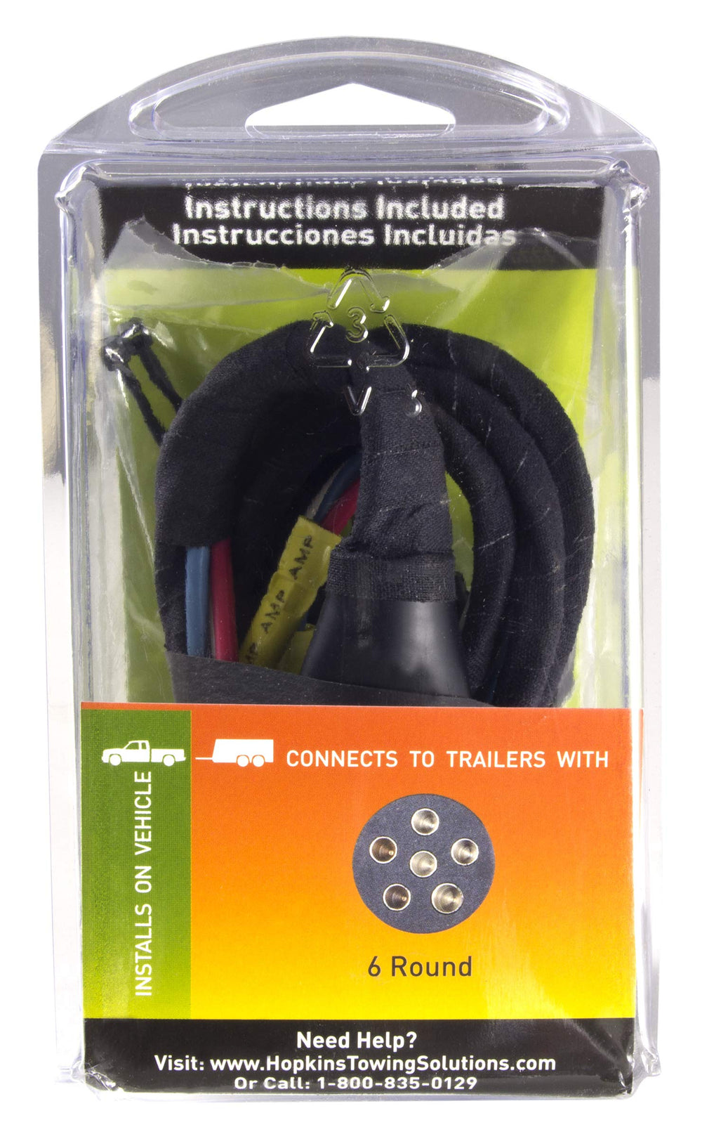 4 WIRE FLAT TO 6 ROUND ADAPTER ADAPTER