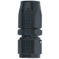 Fragola -12AN Straight Power Flow Hose End - Black
