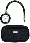 2.5IN TIRE GAUGE W/HOSE (0 TO 15 PSI WITH STORAGE POUCH)
