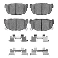 R1 87-89 Nissan 300ZX Rear Semi Met Pads & Hardware Kit
