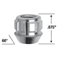 WHEEL INSTALLATION KITS WITH GORILLA LOCKS ACORN BULGE OPEN END (3/4IN HEX) 1/2