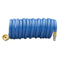 15FT COIL HOSE BLUE