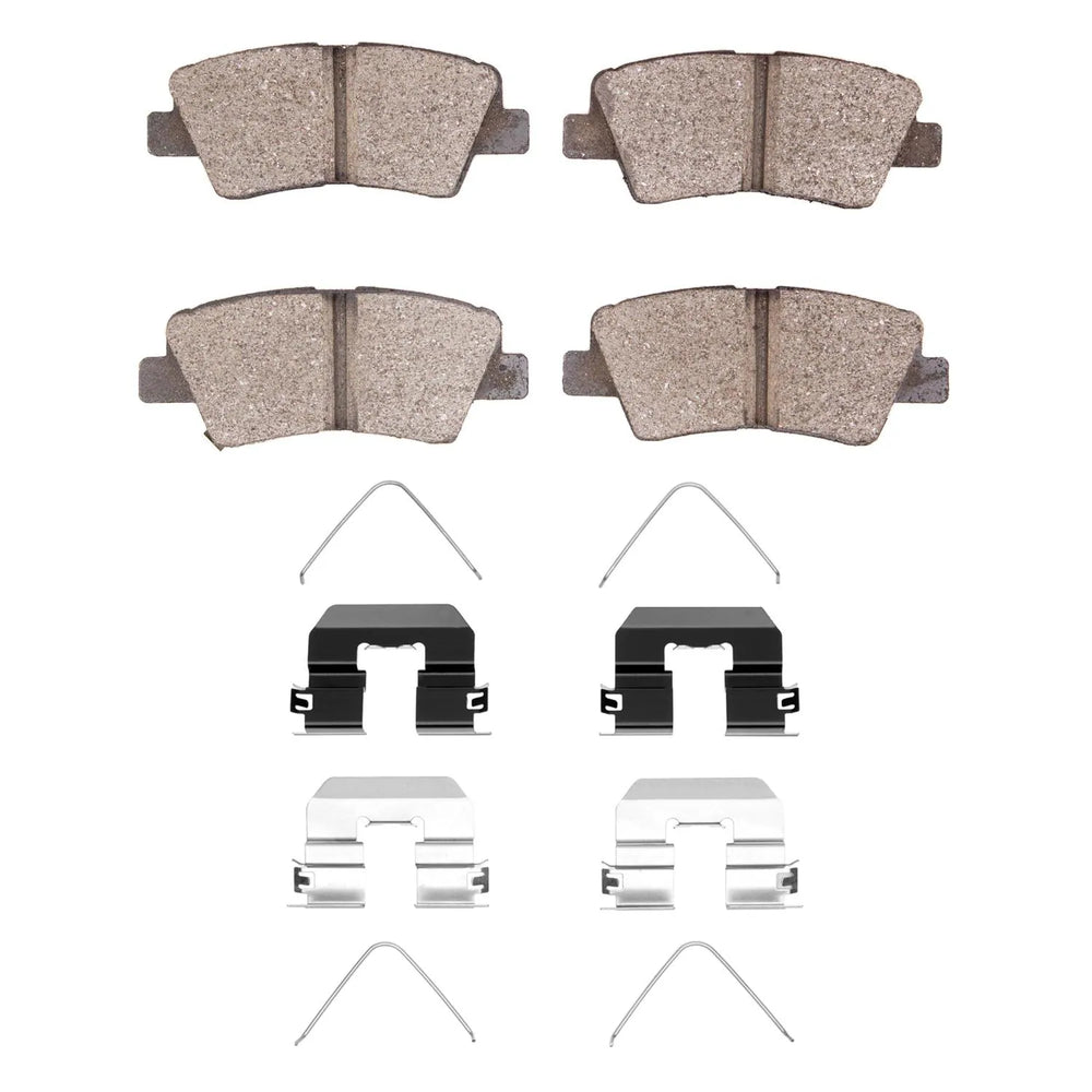 R1 17-25 Hyundai Nexo Rear Ceramic Pads & Hardware Kit