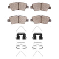 R1 17-25 Hyundai Nexo Rear Ceramic Pads & Hardware Kit