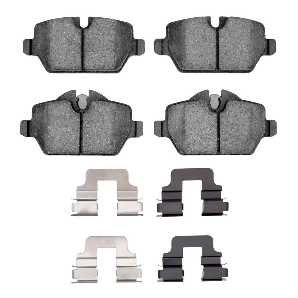 R1 05-16 BMW 120i (Mexico) Rear Semi Met Pads & Hardware Kit