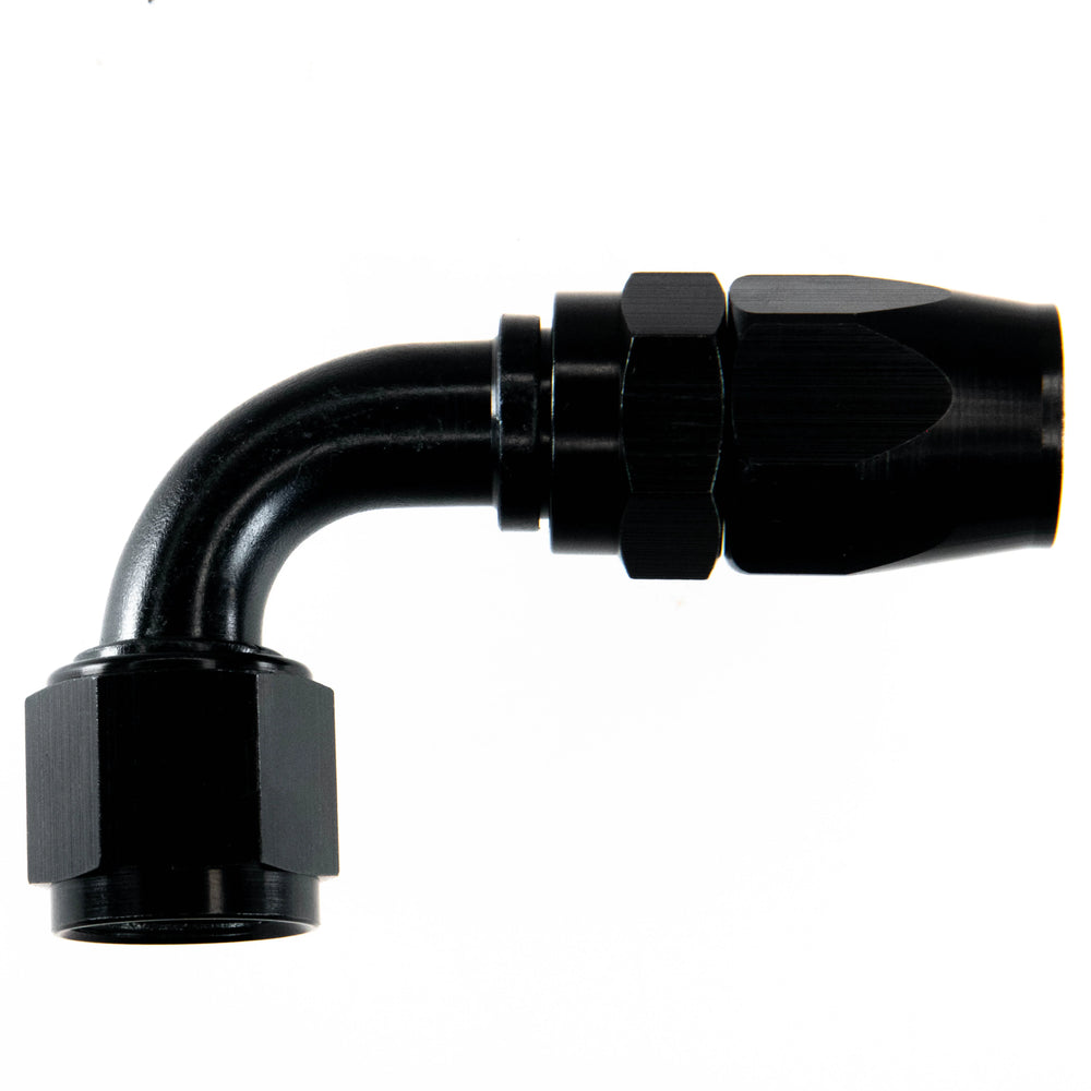 Fragola -2AN Brake Line w/ -3AN Black Alum. Nuts 16in