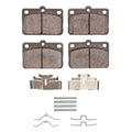 DFC 75-79 Toyota Corolla (US/Canada) Front 5000 Advanced Semi Metallic Brake Pads and Hardware Kit