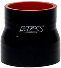 HPS Performance 1.5 - 1.75 ID 4 Long High Temp 4-ply Reinforced Silicone Reducer Coupler Hose Black (38mm - 45mm ID 102mm Length)