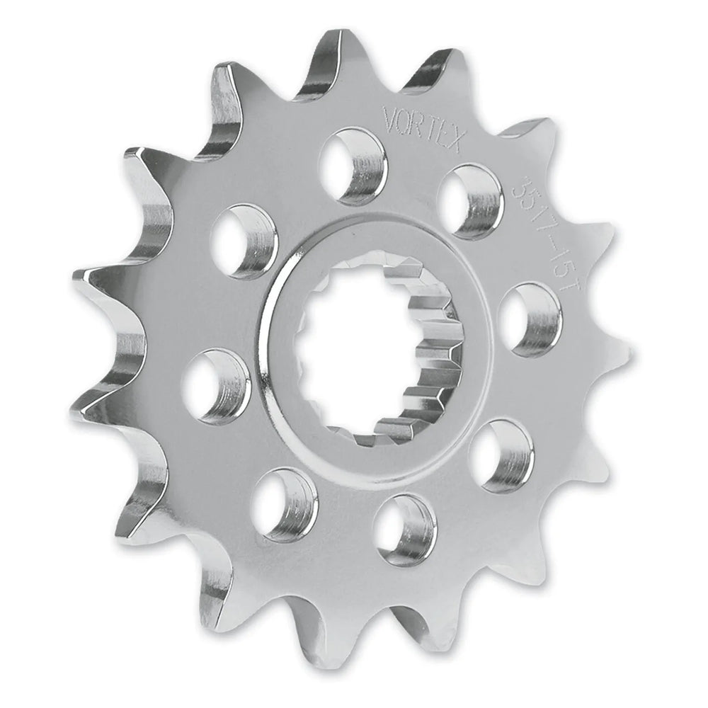 Vortex Racing Steel Front Sprocket 525 14 Tooth- Silver