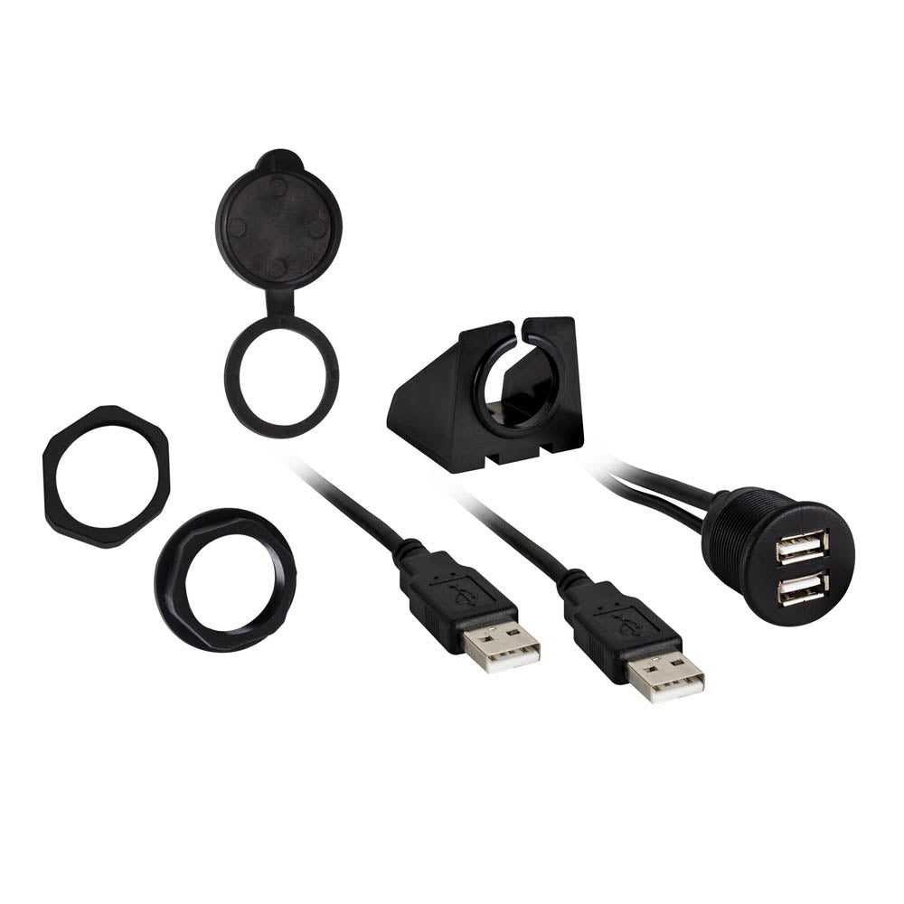DUAL USB PASS THROUGH EXTENSION - RETAIL PACK