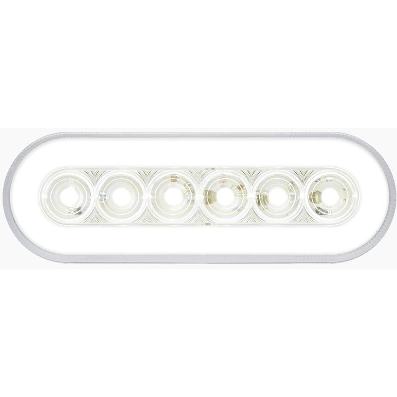LED BACKUP GLOLT; OVAL; PL3; CLEAR