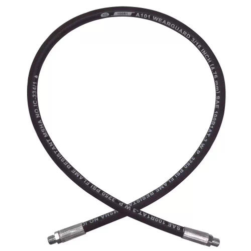 HOSE GREASE 1/8 NPT MALE/MALE 36 IN