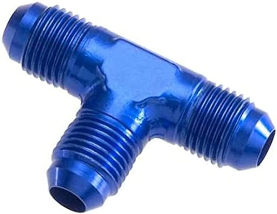 12 MALE AN/JIC FLARE TEE BLUE