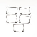 Cometic Lower Rubber Rocker Box Gasket 1991-03 Evo 883-1200, 5 Pk