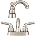 CLASSICAL ARC SPOUT RV LAVATORY FAUCET BRUSHED SATIN NICKEL
