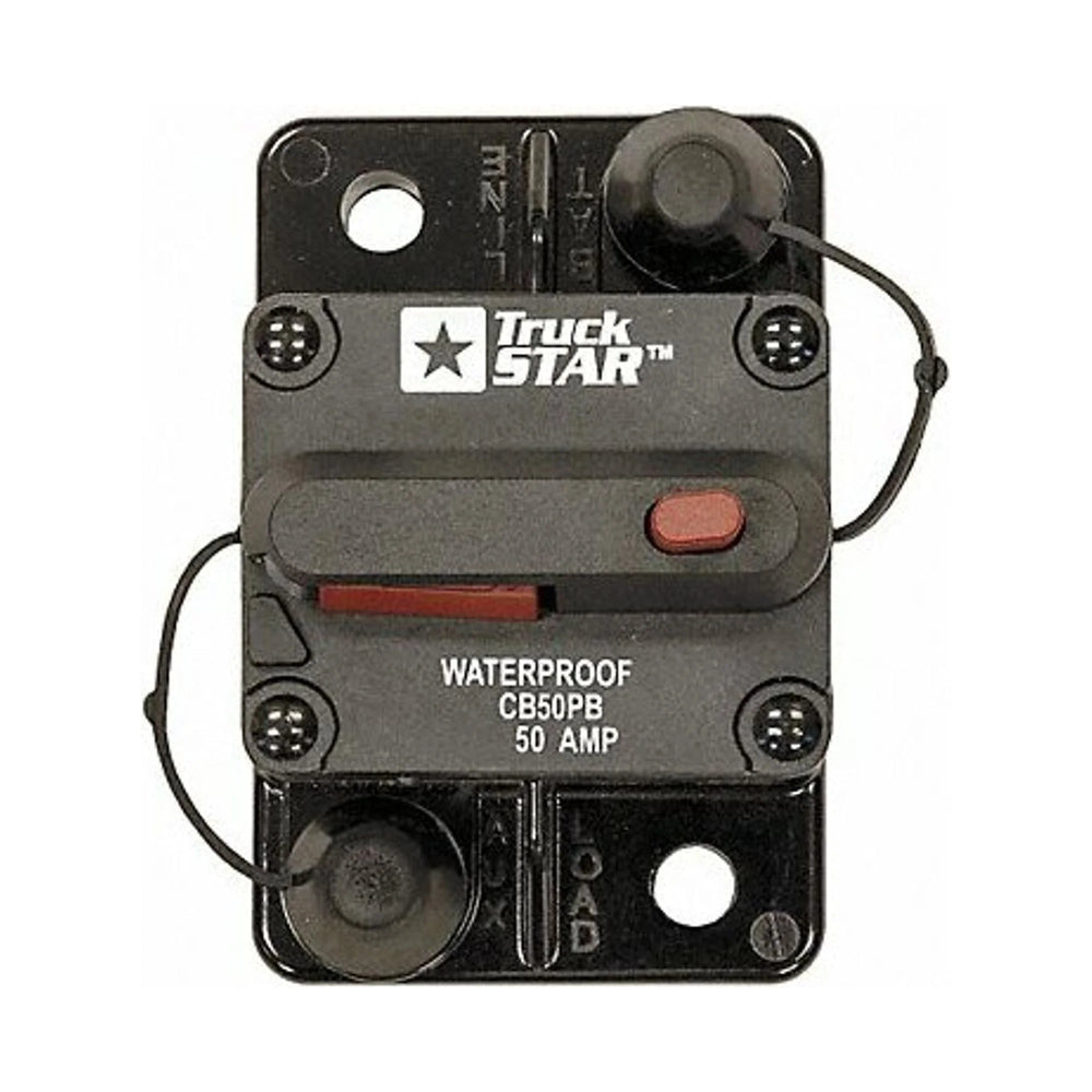 CIRCUIT BREAKER,50 AMP,PUSH-TO-TRIP