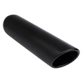 BLACK POWDER COATED ROLLED SLANT BLK EXHAUST TIP 2.25IN ID / 3.50IN OD