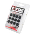 Wheel Mate Monster Lug Nut Caps - Black 14x1.50