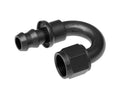 06 180 DEGREE AN/JIC HOSE END PUSH LOCK BLACK