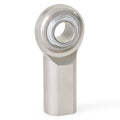QA1 G Series 2-Pc Rod End - Female/Right Hand - .5in Bore x 1/2-20 - Stainless Steel w/PTFE