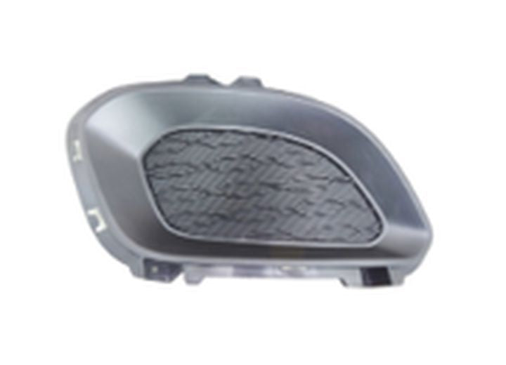 RT FRONT BUMPER INSERT H/B; FOG LAMP OPENING COVER; W/O FOG LAMPS KIA RIO 1215