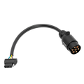 7WAY EUROPEAN STYLE ROUND TO 4FLAT ADAPTER