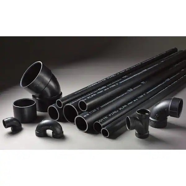 PIPE BLACK ABS 1-1/4"X10'