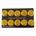NRG Fender Washer Kit w/Color Matched M6 Bolt Rivets For Plastic (Rose Gold) - Set of 10
