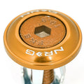 NRG Fender Washer Kit w/Color Matched M6 Bolt Rivets For Plastic (Rose Gold) - Set of 10