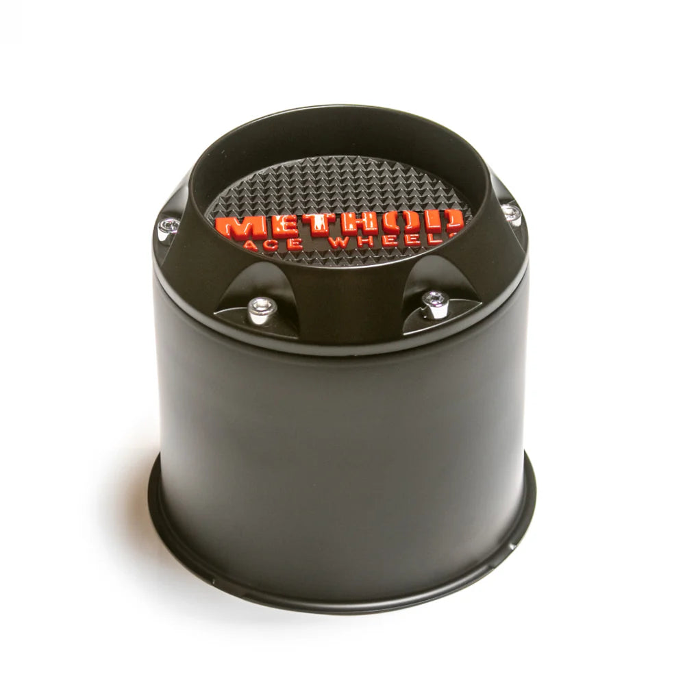 CAP T078 130.8MM PUSH THRU BLACK SCREWS