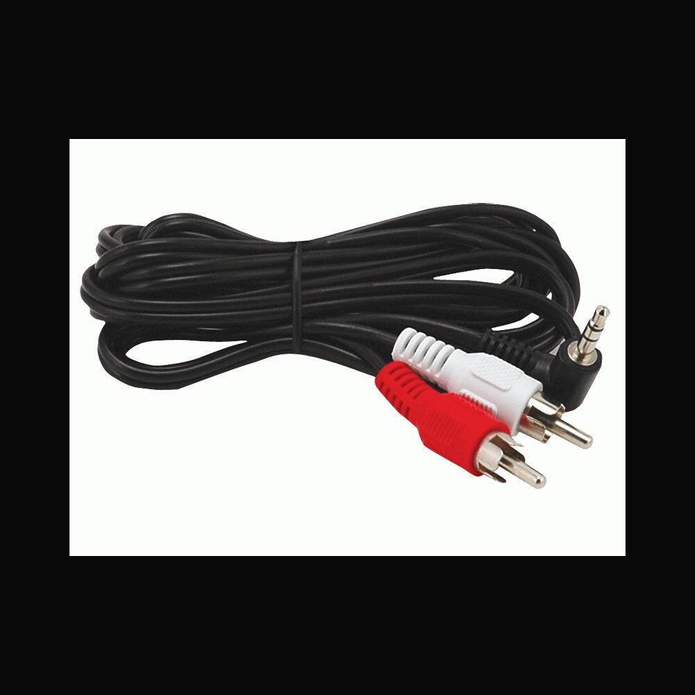 3.5MM MALE TO RCA CABLE 6 FT / 2M - 10PK