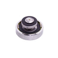 Polished Aluminum Radiator Cap Plain