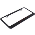 BLACK LICENSE PLATE FRAME2015 FORD F150 W/O BLACK WORD WITH RED OUTLINE