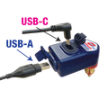 DUAL OUTPUT WEATHERPROOF USBA & USBC CHARGER PLUG IN LOW PROFILE