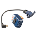 DUAL OUTPUT WEATHERPROOF USBA & USBC CHARGER PLUG IN LOW PROFILE