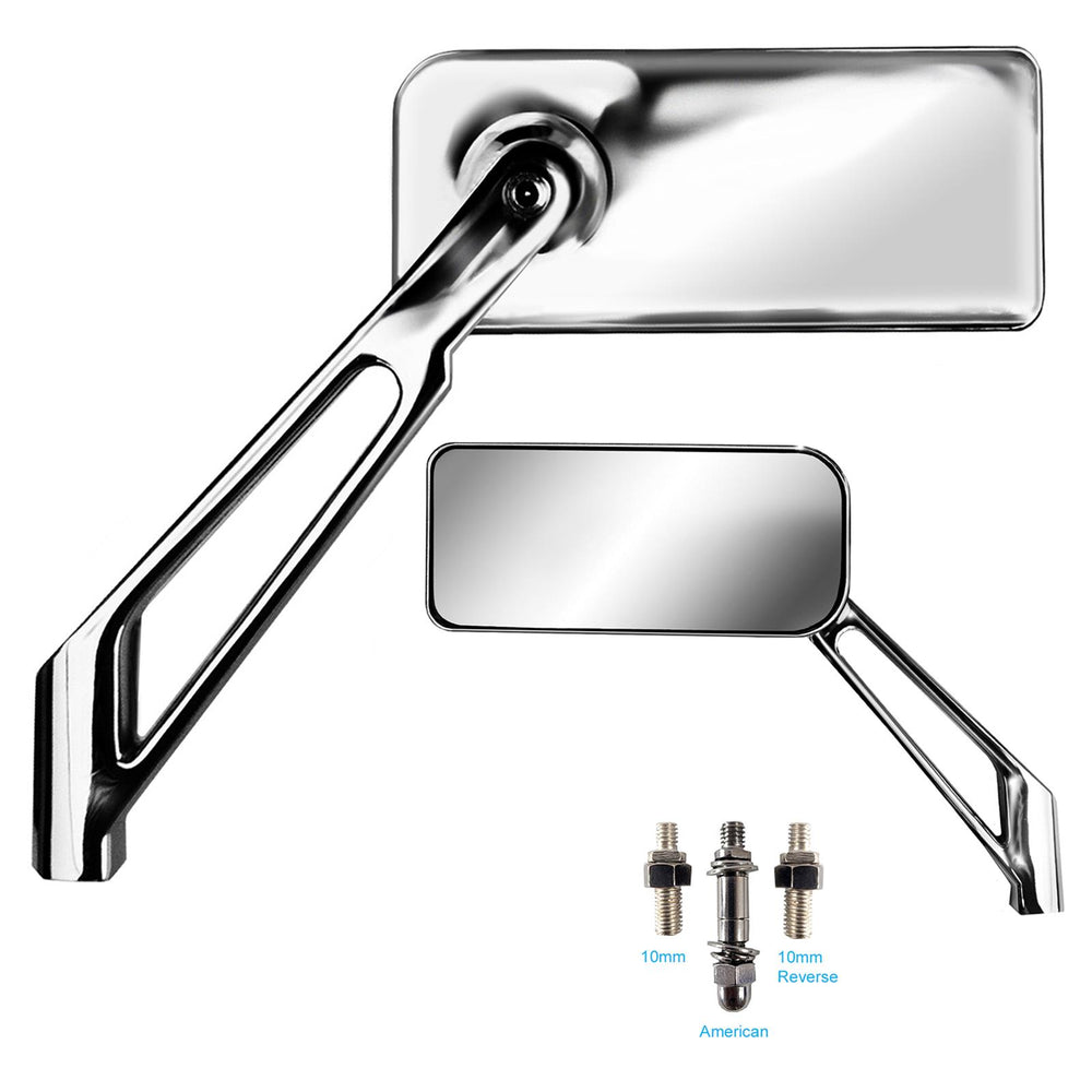 LOW-PRO CHROME MOTORCYCLE MIRROR
