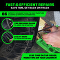 Rhino USA Tire Repair Plug Kit, 86 Pieces