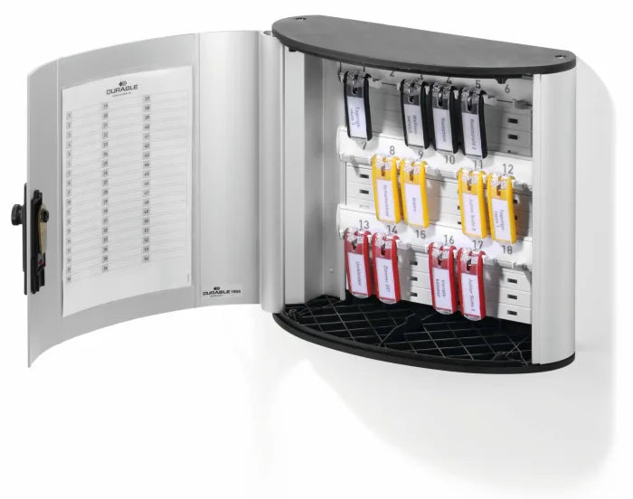 181/2IN TALL X 15IN WIDE X 61/4IN DEEP PLASTIC 18 DRAWER CABINET