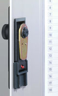 181/2IN TALL X 15IN WIDE X 61/4IN DEEP PLASTIC 18 DRAWER CABINET