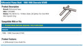 ~(0.7 lbs. 8X2X2)~ CROSS SHAFT HARDENED 9310