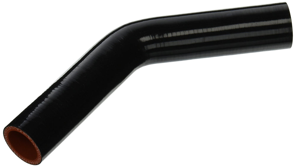 HPS Performance 1.25 ID High Temp 4-ply Reinforced Silicone 45 Degree Elbow Coupler Hose Black (32mm ID)