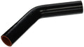 HPS Performance 1.25 ID High Temp 4-ply Reinforced Silicone 45 Degree Elbow Coupler Hose Black (32mm ID)