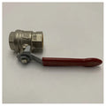 BALL VALVE, NICKEL PLATED BRASS, G