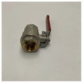 BALL VALVE, NICKEL PLATED BRASS, G