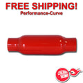 GLASSPACK CHERRY BOMB STRAIGHT 3.50IN CASE 2.25IN CORE 2.25IN NECKS 12IN OAL